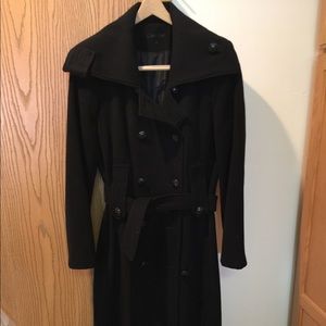 Full length wool coat